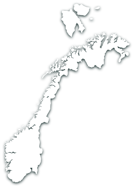 Illustrasjon av Norges-kart